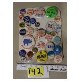 Vintage Political Buttons