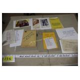 Vintage Political papers, Postcards, etc