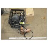 faucet & garbage disposal, sump pump, fan