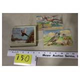 2 Pheasant postcards & Pheasant playing cards