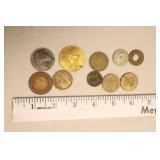 Tokens - variety of vintage