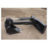 Backhoe for skidloader 15" bucket