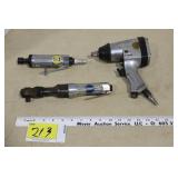 air tools 1/2" impact wrench, 3/8 ratchet,