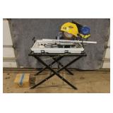 QEP 24" Heavy Duty tile saw w/tiles