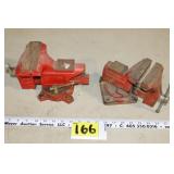 4 1/2" & 3 1/2" bench vise