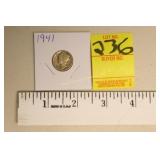 1941 Silver Liberty Dime