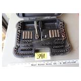 Socket set standard & metric 3/8 & 1/4' drive