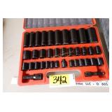 Impact sockets standard & metric 3/8 & 1/2' drive