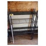 Wire rack 3'W x 4 1/2' tall x 14' deep