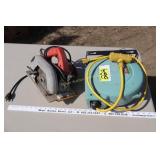 Extension cord on reel, Skil saw