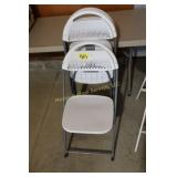 4 folding chairs