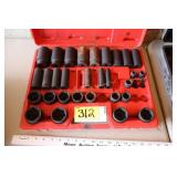 Impact sockets, standard 1/2' drive - not complete