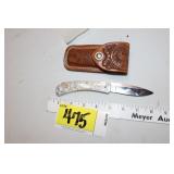Buck folding knife w/sheath