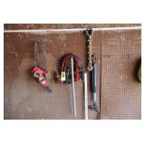 power pull jumper cables, chain pieces