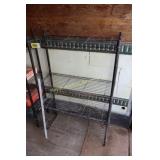 Wire rack 3'W x 4 1/2' tall x 14' deep