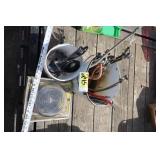 fan, battery connectors, etc