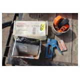 Hydraulic splitter, radio, tape measurers