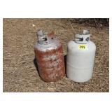 2 30lb propane tank