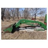 John Deere loader and bucket