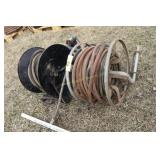 2 air hoses with reel
