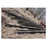 utility poles approximately 30'