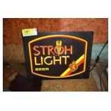Stroh Light Beer lighted sign