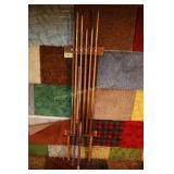 Pool cues, balls & holders