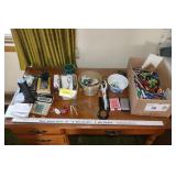 Assortment of office supplies