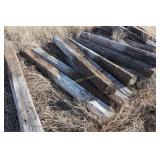 Pile of railroad ties - some good, some well used