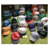 Vintage caps - local advertising