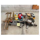 Black Metal pickup box, Fencing tools,