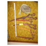 5 chain binders & tow rope