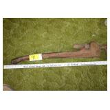 large pipe wrench - has weld