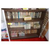 Shelf & large collection of Western Books