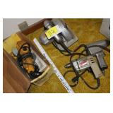 Circular saw, drills & angle grinder