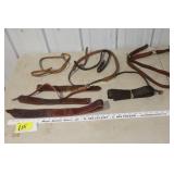 Hobbles, billets, latigo, etc