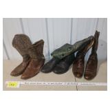 3 Boots (2 Tony Lama & 1 Justin)