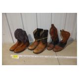 3 Boots ( 1 Tony Lama & 2 Double H)