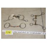 O-ring snaffle, correction & chain gag bits