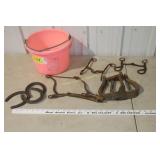 Vintage Bits, Stirrups & Horse Shoes