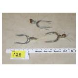 3 Sets of slip on spurs