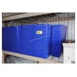 100 ct plastic harware bins w/ 2 boxes of dividers