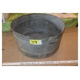 Galvanized Bushel tub