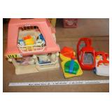 Kids Playhouse and Vehicles