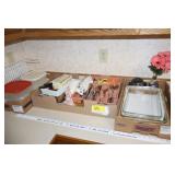 Silverware, Pyrex Baking