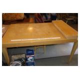 Blonde Dining Table with 3 extra leaves