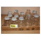 Glass Jars with Zinc Ball Lids