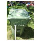 Green Yard Waste Container