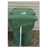 Green Yard Waste Container