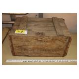 Prima Beverages Wooden Bottle box